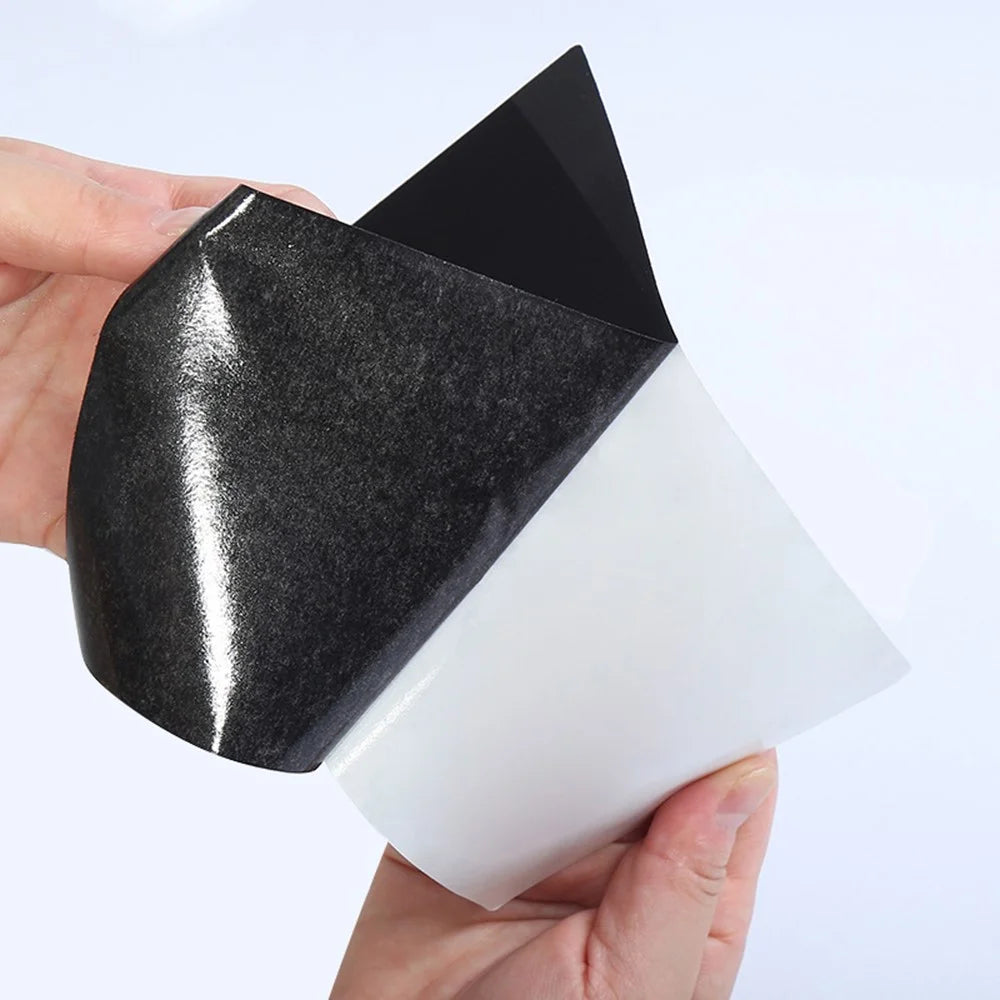 1Pc 20x10cm Black Repair Patch Cuttable Self-Adhesive Patch for Down Jacket Tent Clothes Bag - 3