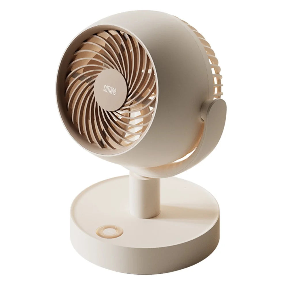 SOTHING Desktop Cooling Fan Built-In 4000mAh Battery Portable Small Fan with 5 Gear Speed - 1