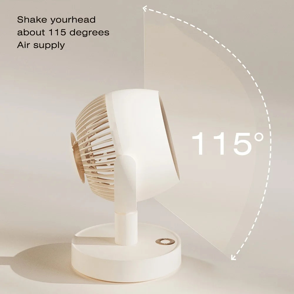 SOTHING Desktop Cooling Fan Built-In 4000mAh Battery Portable Small Fan with 5 Gear Speed - 5