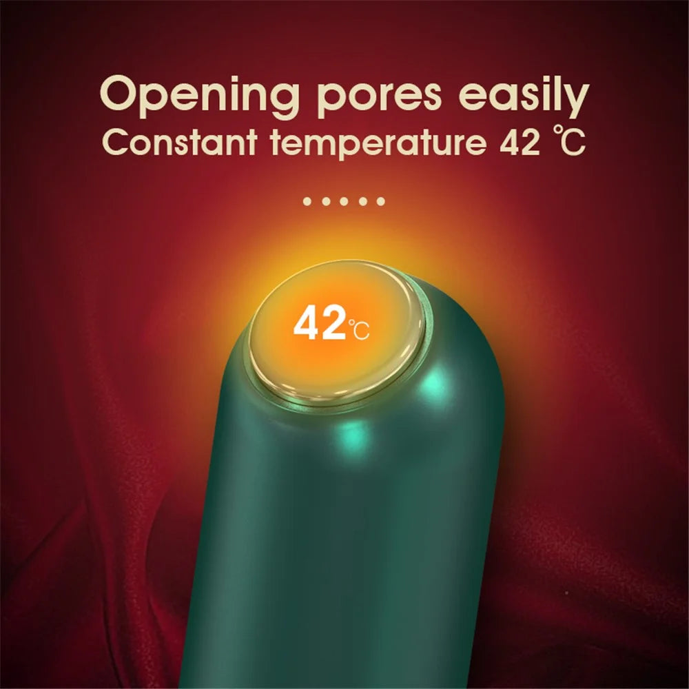 HX-04 Facial Blackhead Remover Electric Acne Vacuum Cleaner Black Spots Pore Cleaning Tool Gift - Green - 5