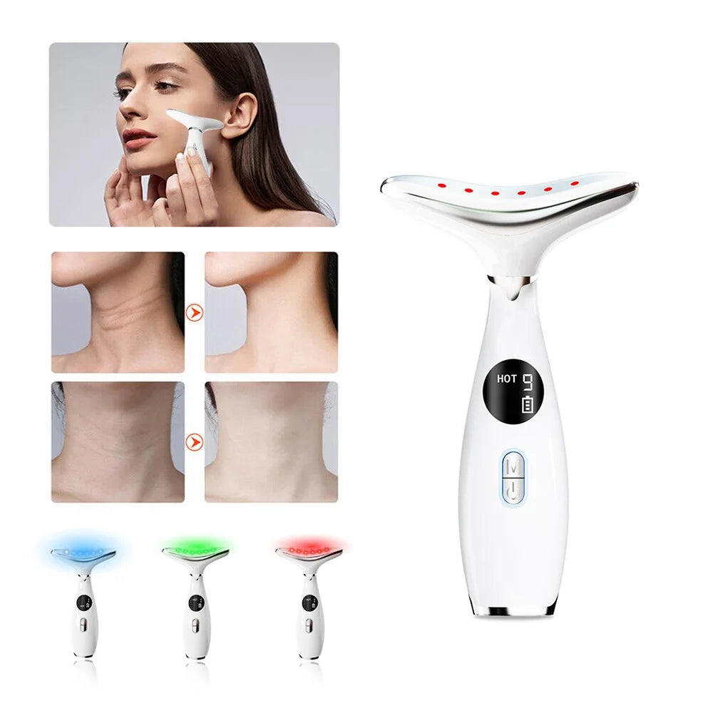Neck Lifting Wrinkle Reducing Beauty Instrument Handheld Microcurrent Neck Massager - 2