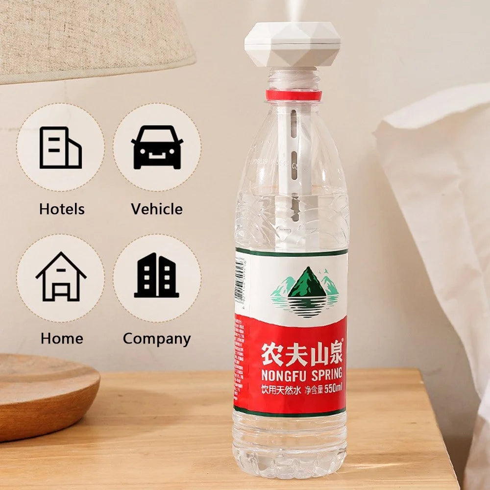 Donut Air Humidifier Bedroom Desktop USB Mini Mist Diffuser Mineral Water Bottle Humidifier - 2