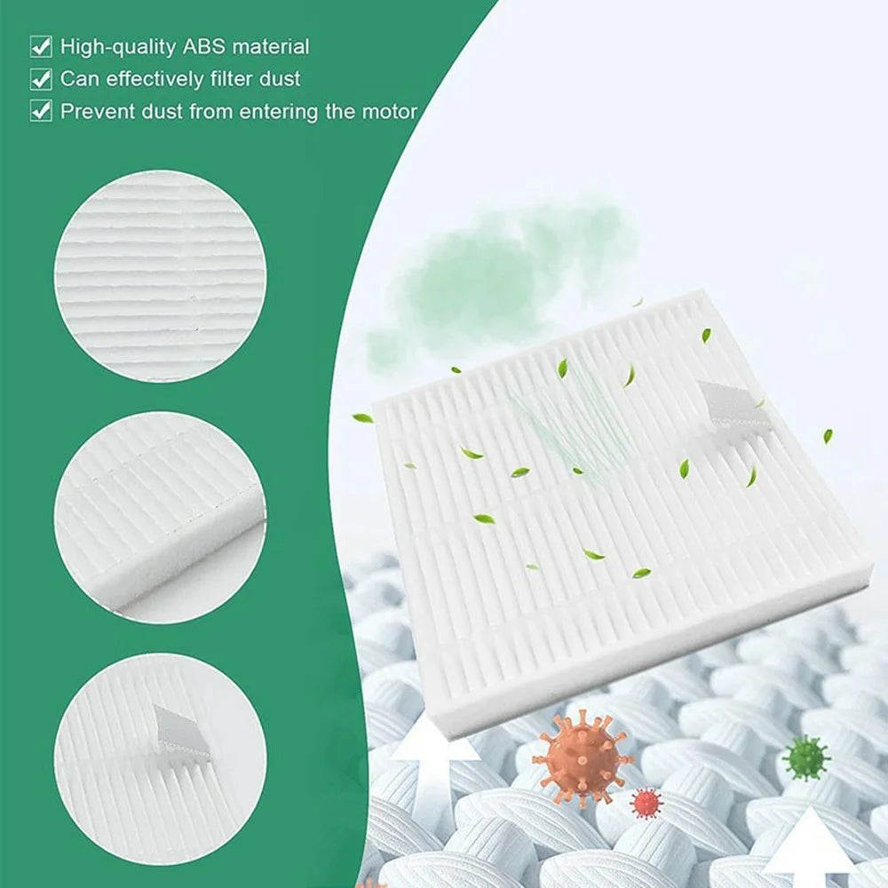 For Xiaomi Mijia 3C Ultra / iRobot Roomba 105 Combo / iRobot Essential / iRobot Y0140 / Y01420 / 00120 / 00110 Replacement Filter Vacuum Cleaner Spart - 4