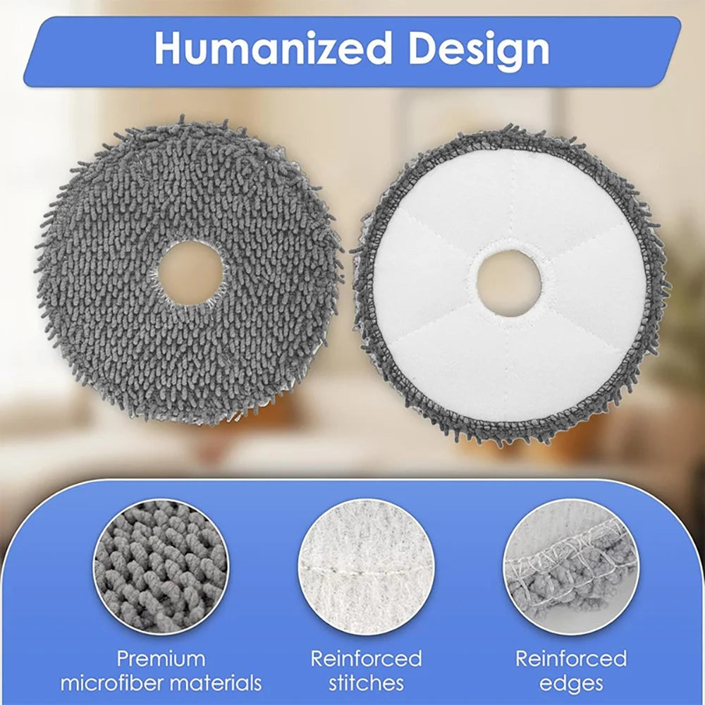 JUNSUNMAY 15Pcs / Set For iRobot Roomba Plus 505 Combo  /  405 Combo Replacement Parts Kit with Main Brush Filter Dust Bag Mop Pad - 5
