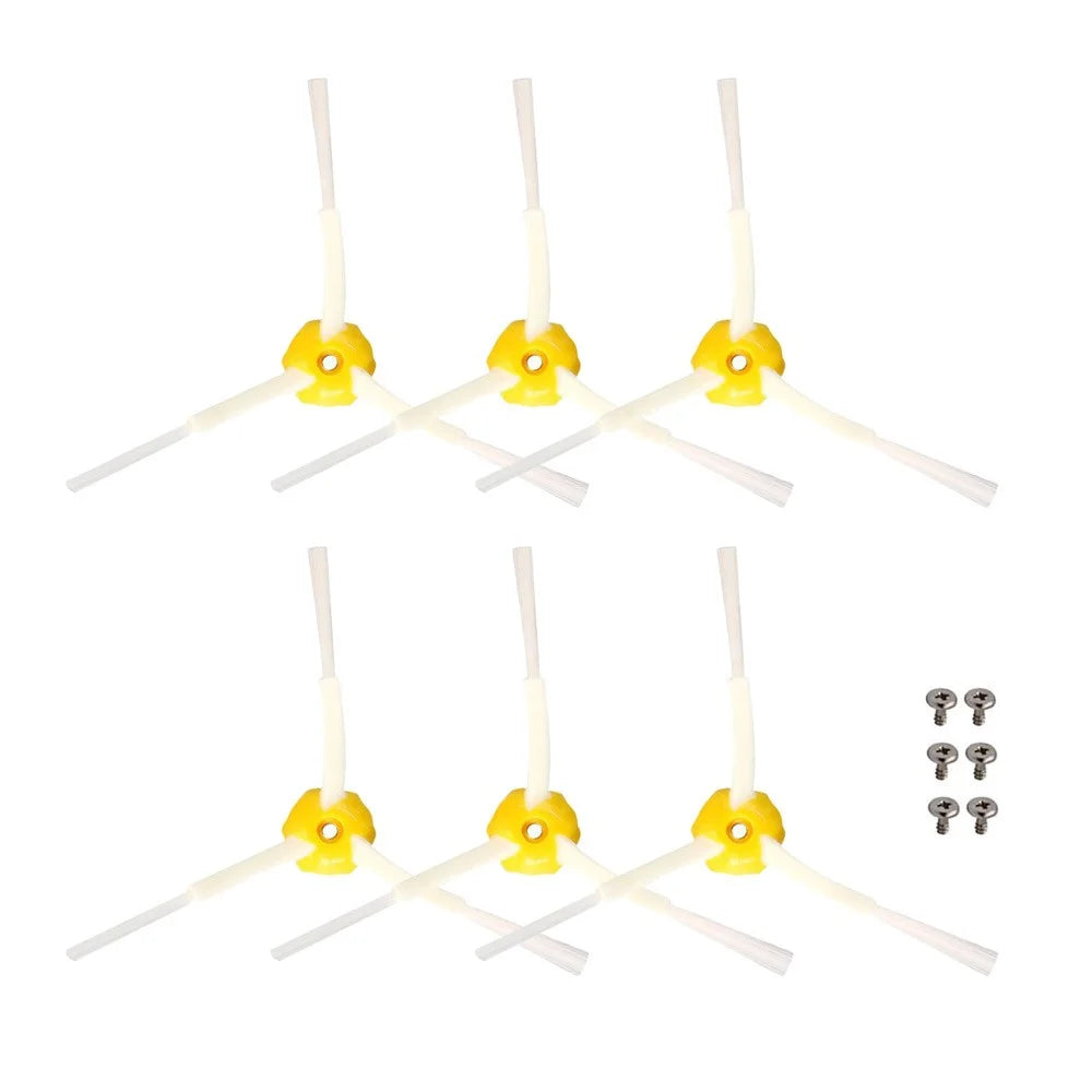 JUNSUNMAY 6Pcs Nylon Bristles Side Brush for iRobot Roomba 700 / 770 / 780 / 790 Robot Vacuum Replacement Parts - 1
