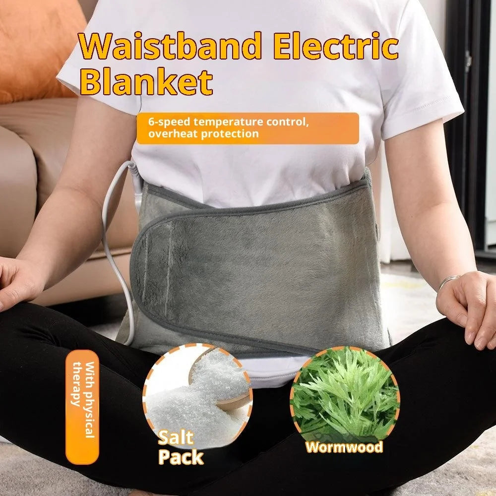HP4076B Heating Pad Vest Wrap Shoulder Neck Back with 6 Heat Settings / 4 Timer Settings for Pain Relief - Grey  /  US Plug - 2