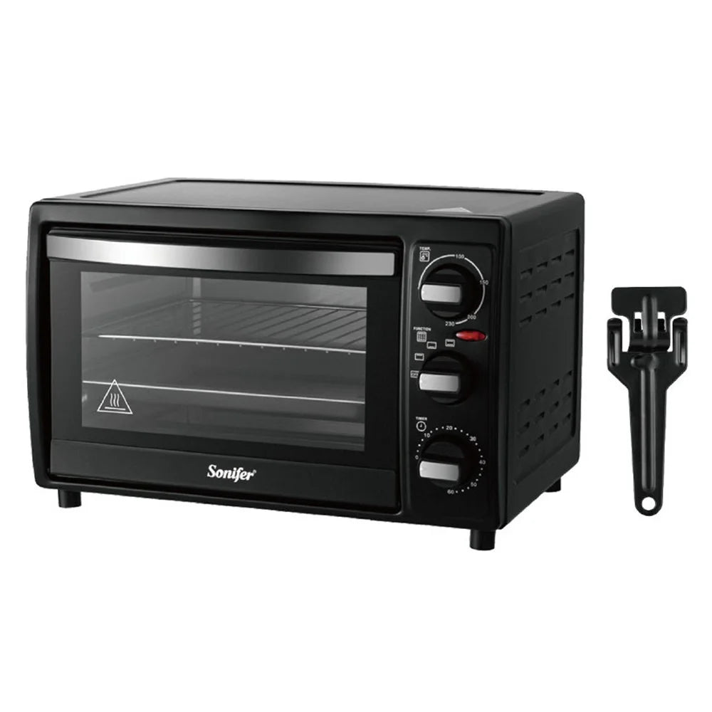 SONIFER SF-4034 1300W 20L Double Layer Electric Oven with Mechanical Knob Control for Home Baking, EU Plug - 2