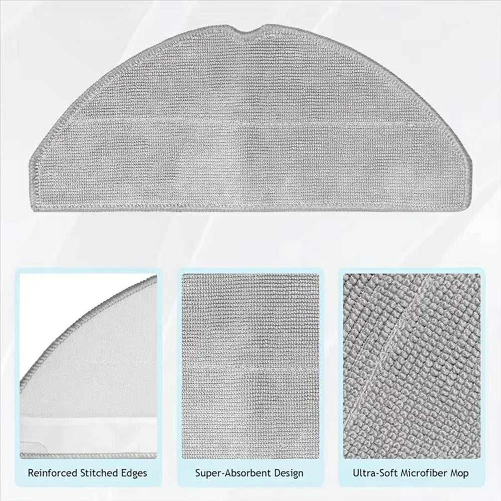 For Roborock Q7 M5 / Q7 M5+ / Q7 TF / Q7 TF+ Mop Cloth Vacuum Cleaner Dust Removal Floor Cleaning Pad - 6