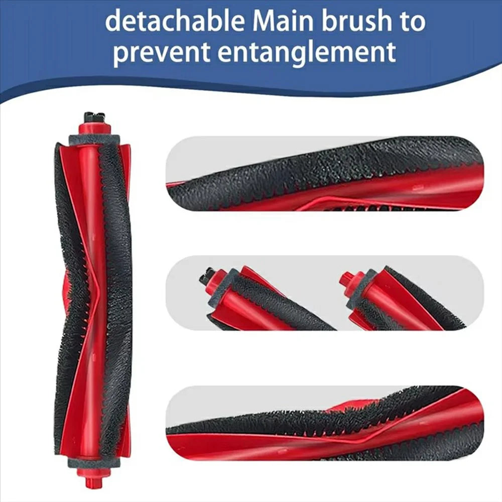 Main Brush for Roborock Q10 VF / Q10 VF+ / Q10 PF / Q10 PF+ / Q10 S5 / Q10 S5+ Vacuum Cleaner Roller Brush Replacement Part - 2