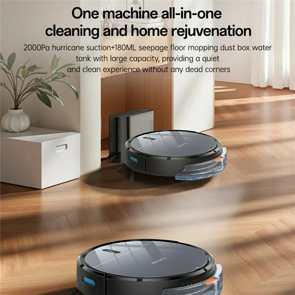 YESIDO EC22 2000Pa Suction Sweeping Robot Smart Navigation APP Control Floor Vacuum Cleaner - EU Plug - 2