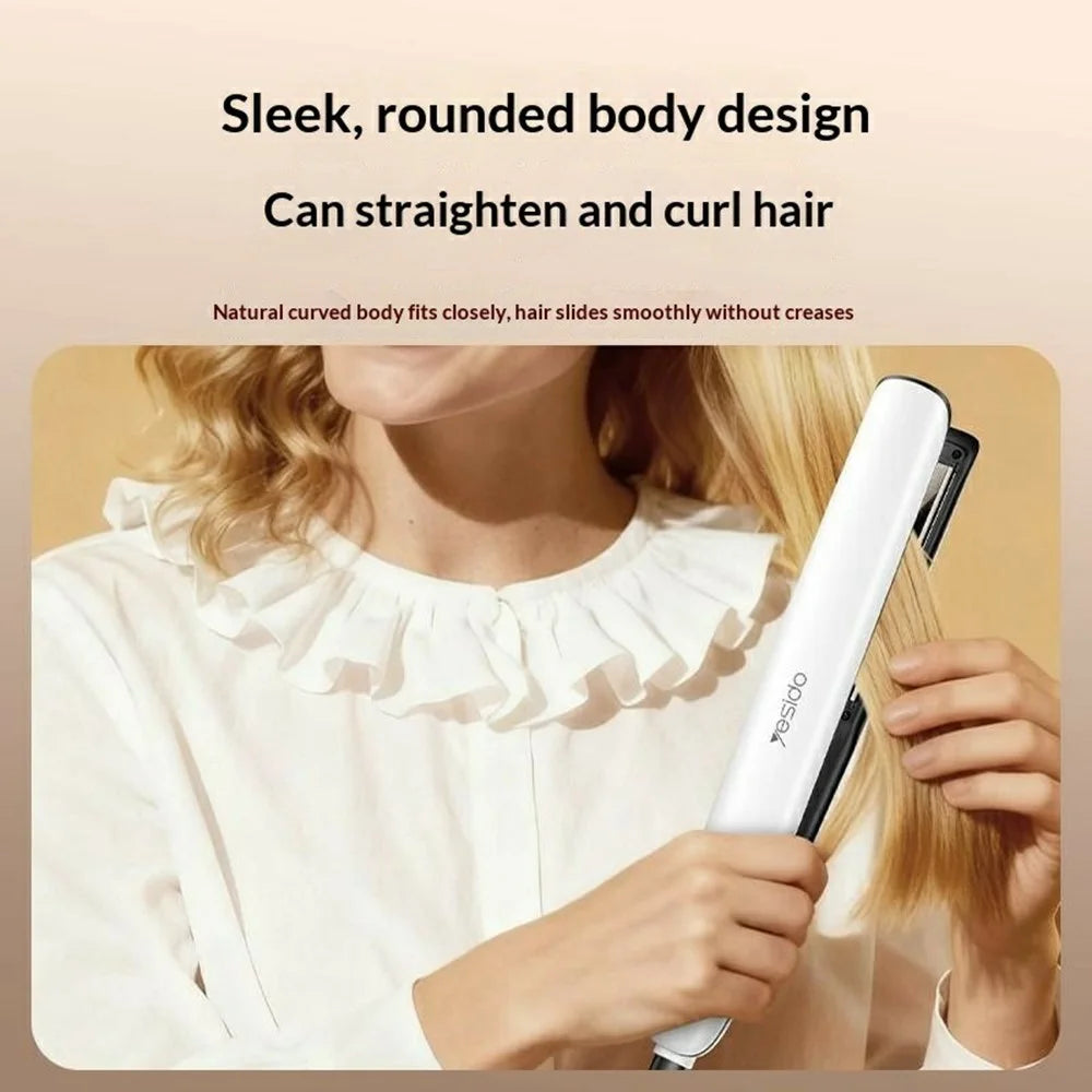 YESIDO MG31 Hair Straightener Negative Ion Technology 3 Temperature Settings Fast Heating Ceramic Plates - UK Plug - 4