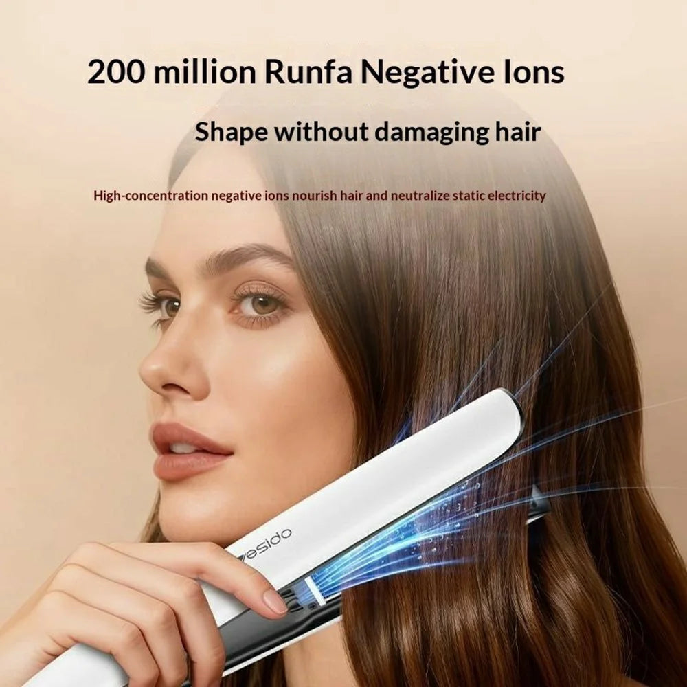 YESIDO MG31 Hair Straightener Negative Ion Technology 3 Temperature Settings Fast Heating Ceramic Plates - EU Plug - 5