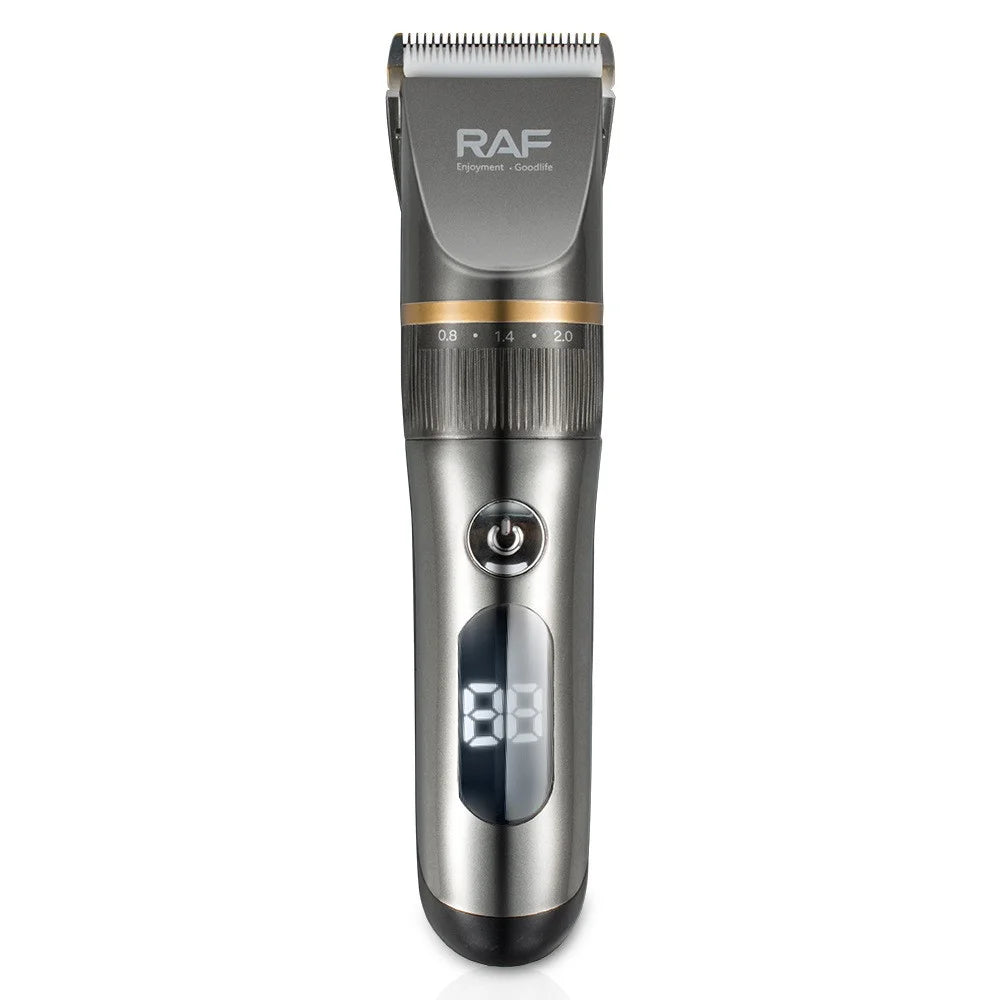 RAF R.4026 Professional 5W Hair Trimmer IPX5 Waterproof Electric Hair Clipper with 6 Limit Combs - 3