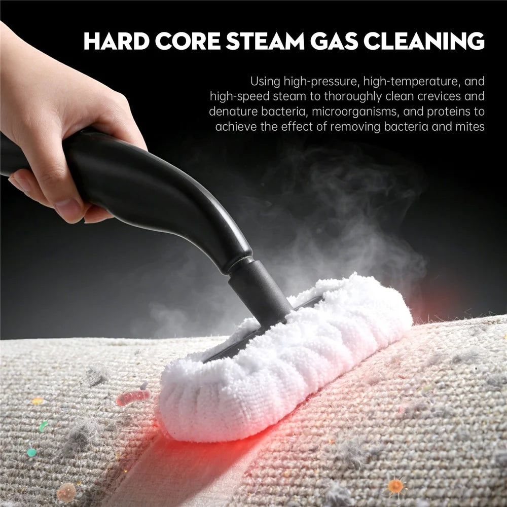 RZ-169 1350W 5-Gear Handheld High Temperature Steam Cleaner with 1200ml Tank for Home, EU Plug - White - 2