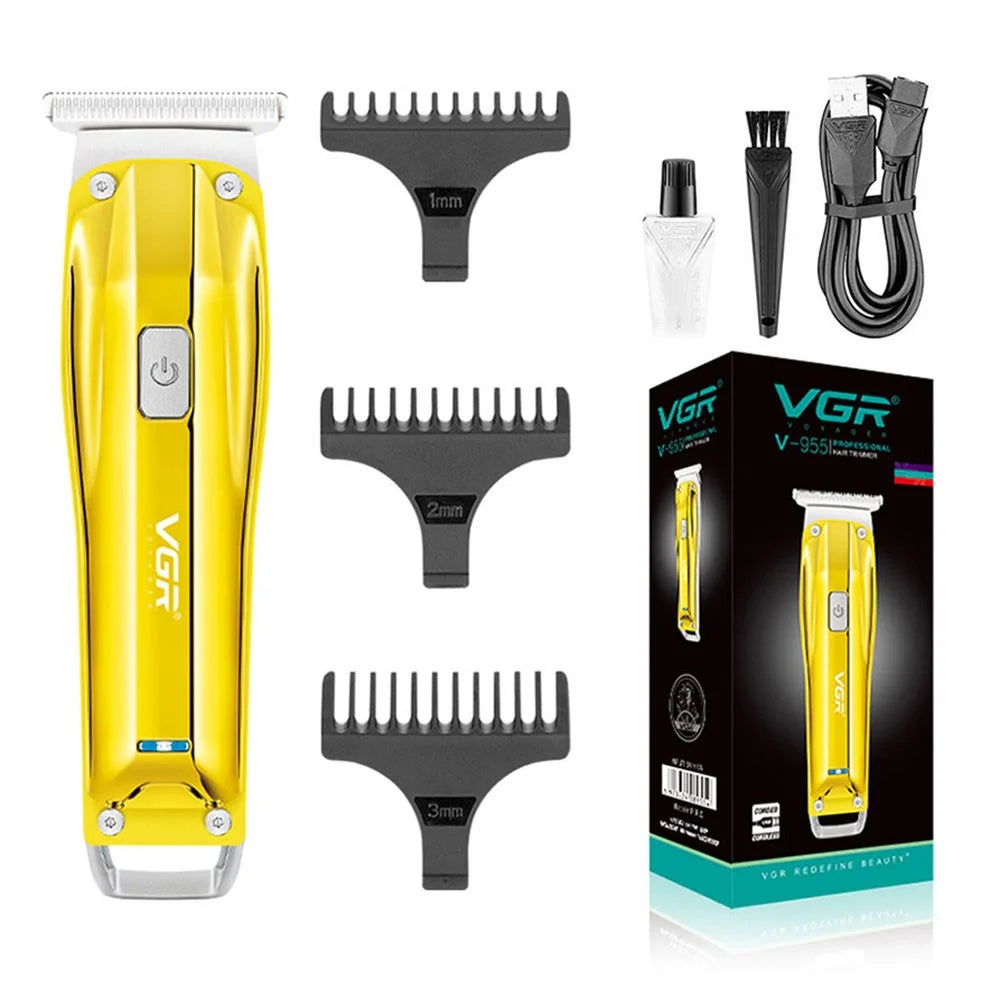 VGR V-955 Hair Electric Clipper Two Speed Adjustable Hair Trimmer Portable Metal Hair Cutter - 6