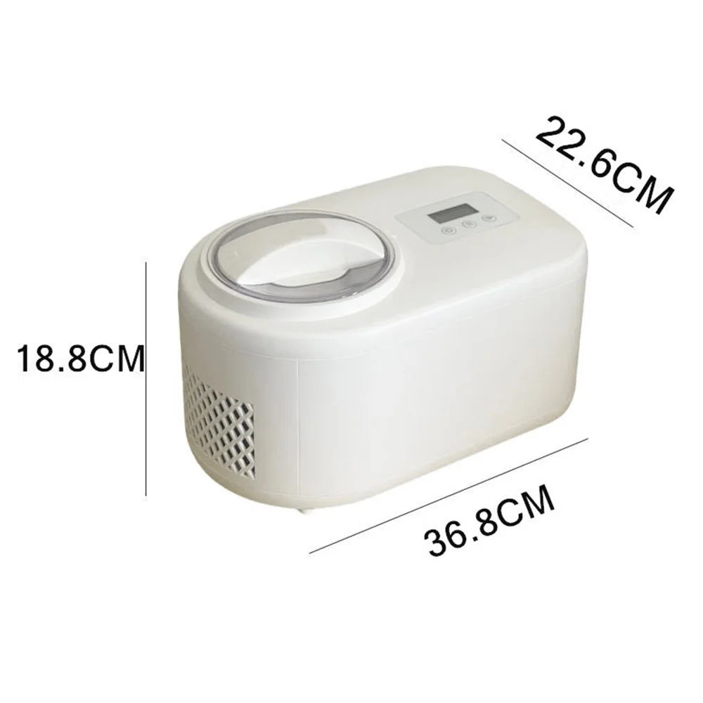 Homemade Ice Cream Maker 60 Min Quick Freeze 1L Capacity Automatic Gelato Machine (BPA Free, No FDA) - EU Plug - 6
