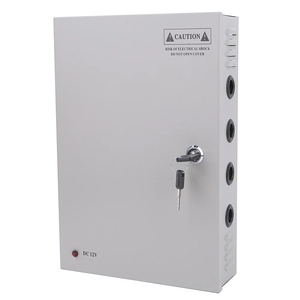 SOMPOM 12V 30A DC Distributed Power Supply Box with 18 Channel Output for CCTV LED and All 12V DC Devices - 4