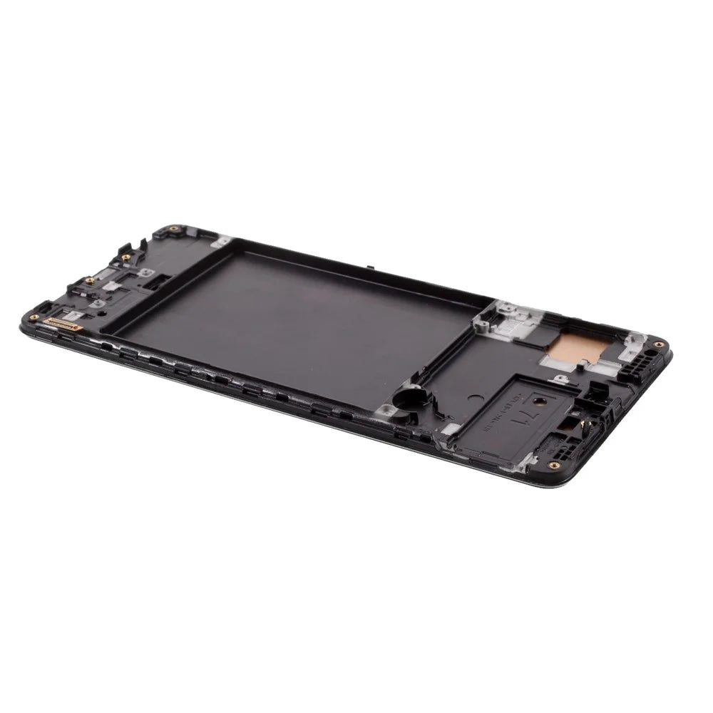 LCD Screen and Digitizer Assembly + Frame (Without Logo) (TFT Edition, without Fingerprint Function) for Samsung Galaxy A71 4G SM-A715 - Black - 3