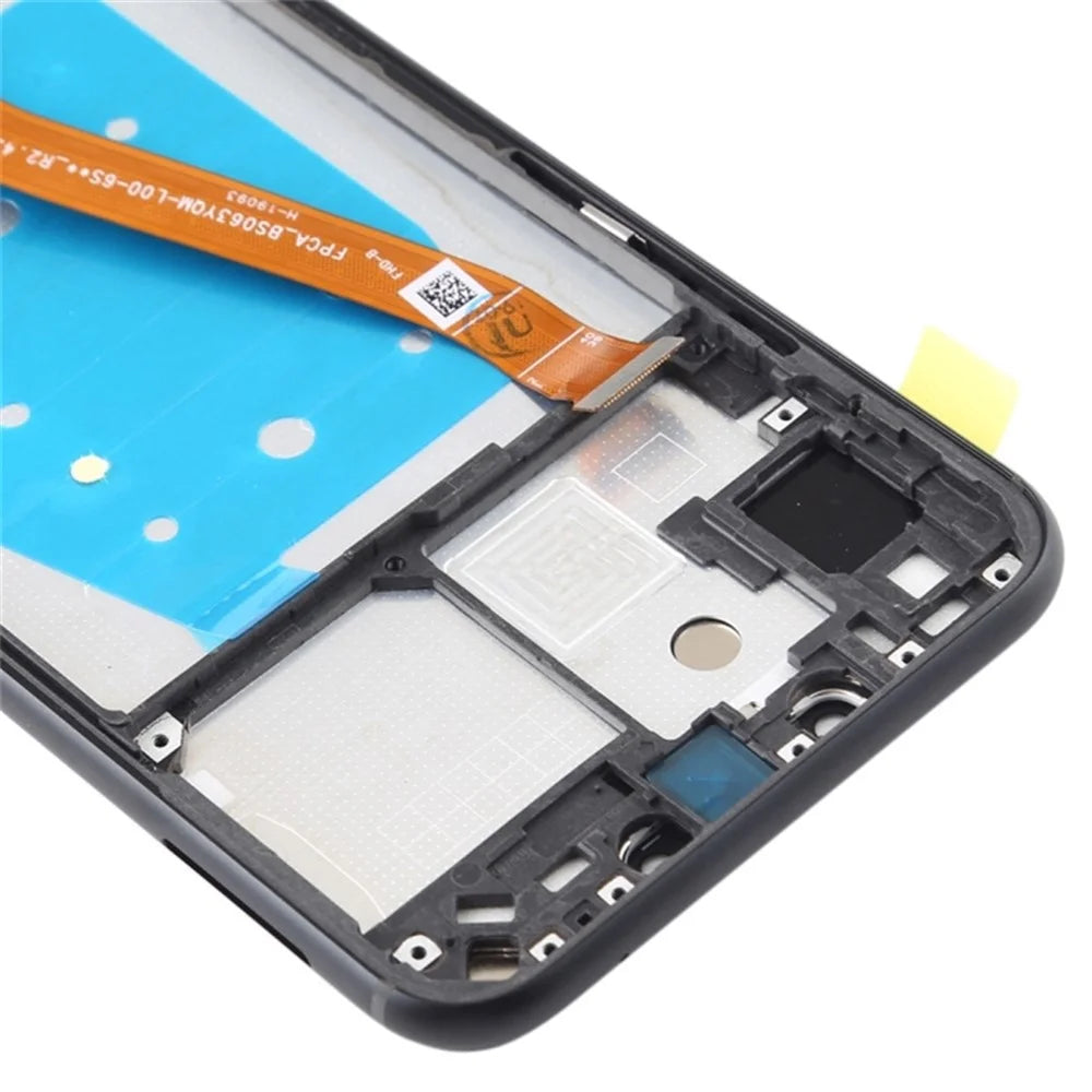 For Huawei P Smart+ (2018)/nova 3i Smart Phone Grade C LCD Screen and Digitizer Assembly + Frame Replacement Part (without Logo) - Black - 2