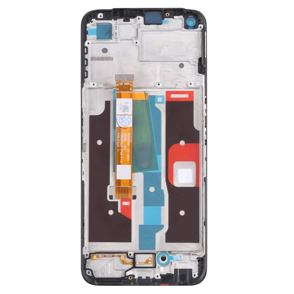 For Realme 8i / Narzo 50 4G Grade S OEM LCD Screen and Digitizer Assembly + Frame Repair Part (Without Logo) - 2