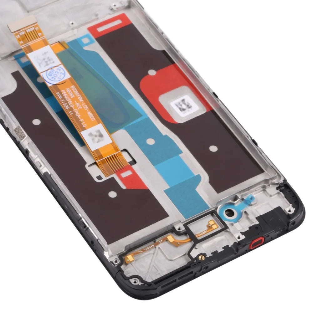 For Realme 8i / Narzo 50 4G Grade S OEM LCD Screen and Digitizer Assembly + Frame Repair Part (Without Logo) - 5
