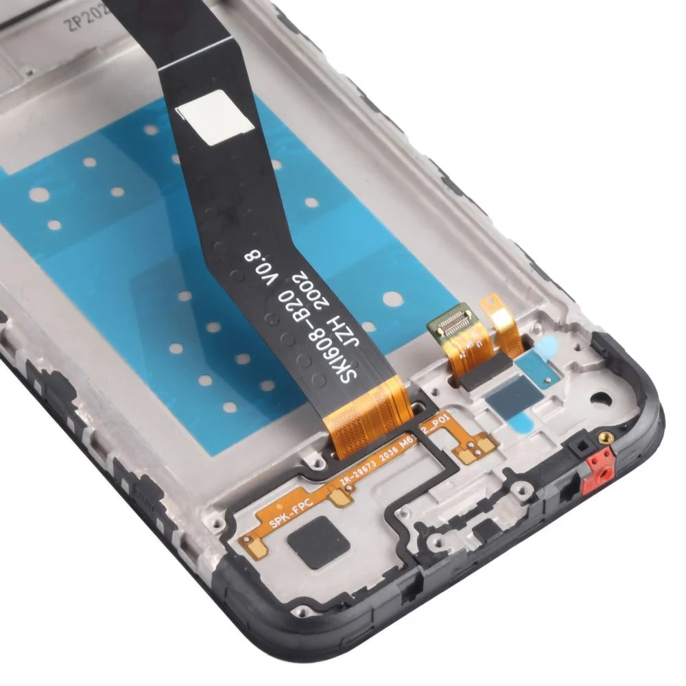 For Motorola Moto E6s (2020) XT2053 Grade B LCD Screen and Digitizer Assembly + Frame Part (without Logo) - Black - 5