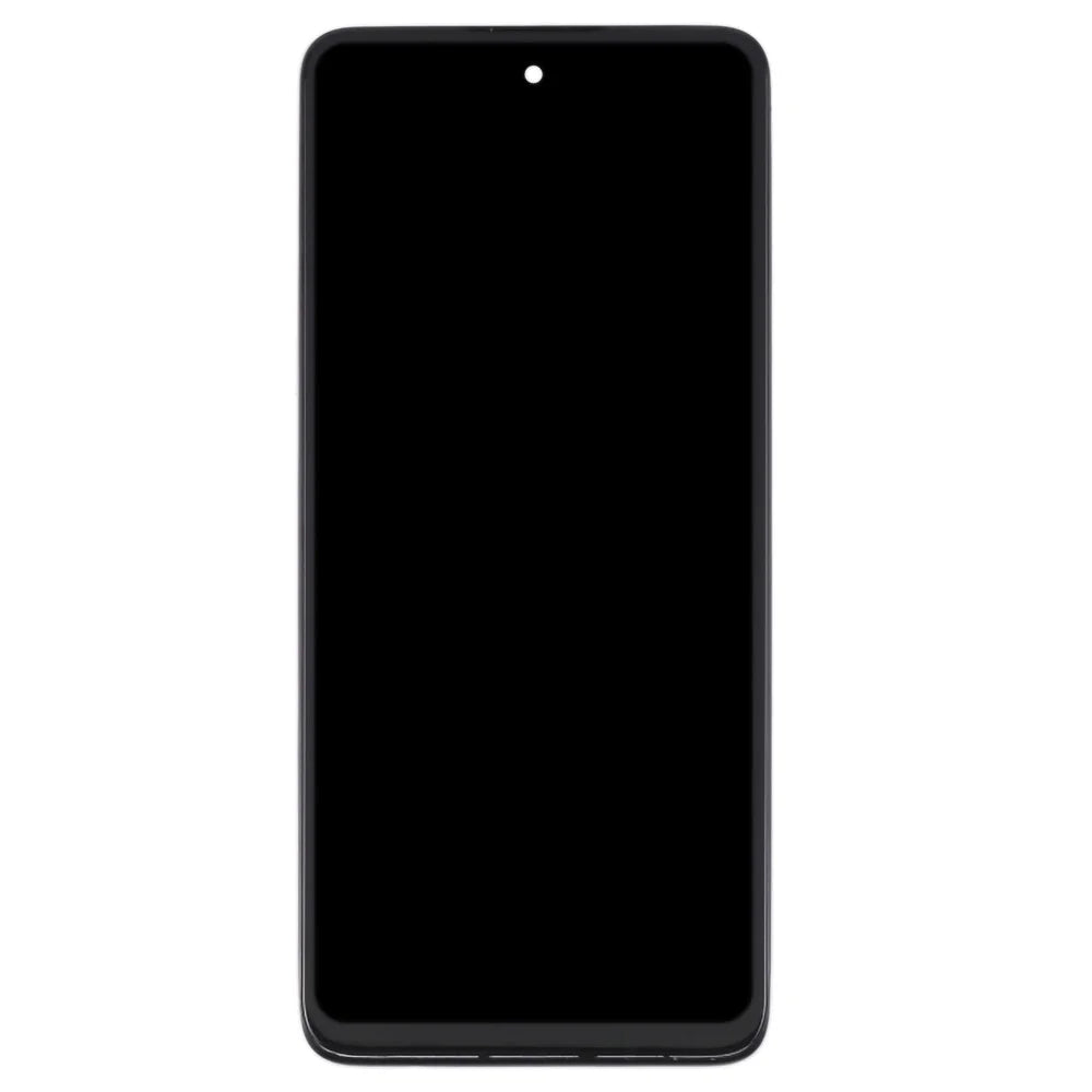 For Motorola Moto G 5G (2020) Grade B LCD Screen and Digitizer Assembly + Frame Part (without Logo) - Silver - 3