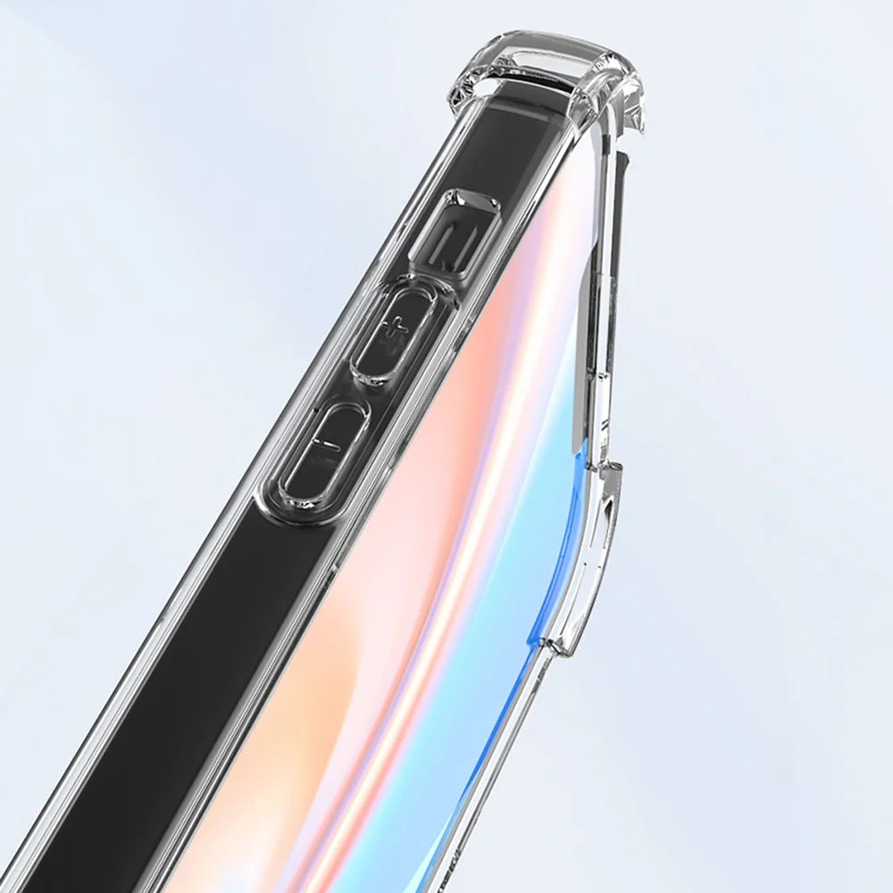 For iPhone 14 Plus 6.7 inch Four Corner Drop-proof Clear TPU Frame + Acrylic Back Cover Shockproof Phone Case - 4