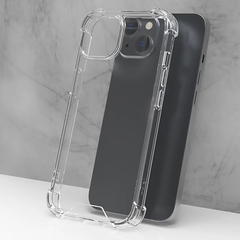 For iPhone 14 Plus 6.7 inch Four Corner Drop-proof Clear TPU Frame + Acrylic Back Cover Shockproof Phone Case - 7