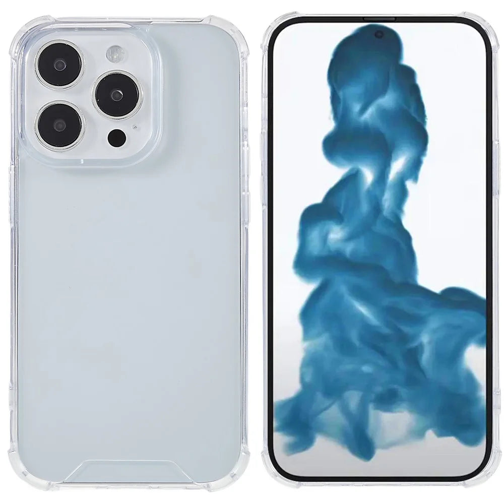 Anti-shock Phone Case for iPhone 14 Pro 6.1 inch, HD Clear Acrylic+TPU Good Protection Mobile Phone Cover - 1