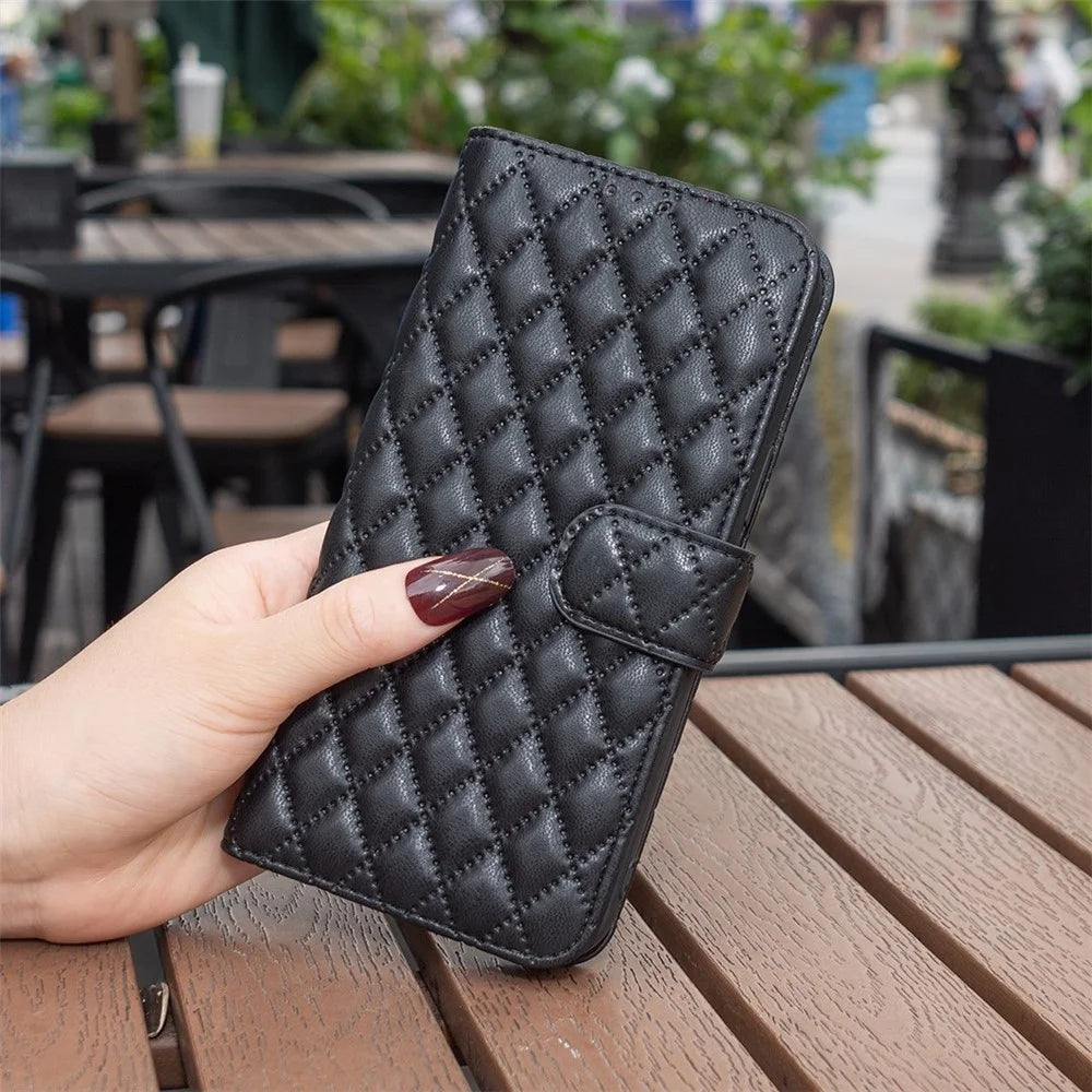 BINFEN COLOR BF Style-14 for iPhone 11 6.1 inch Anti-drop Phone Cover Adjustable Stand Matte Leather Wallet Case with Magnetic Clasp - Black - 5