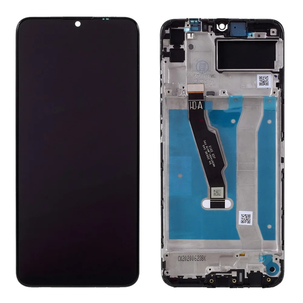 For Honor 9A / Huawei Enjoy 10e / Y6p Grade S LCD Screen and Digitizer Assembly + Frame Part (without Logo) - 1