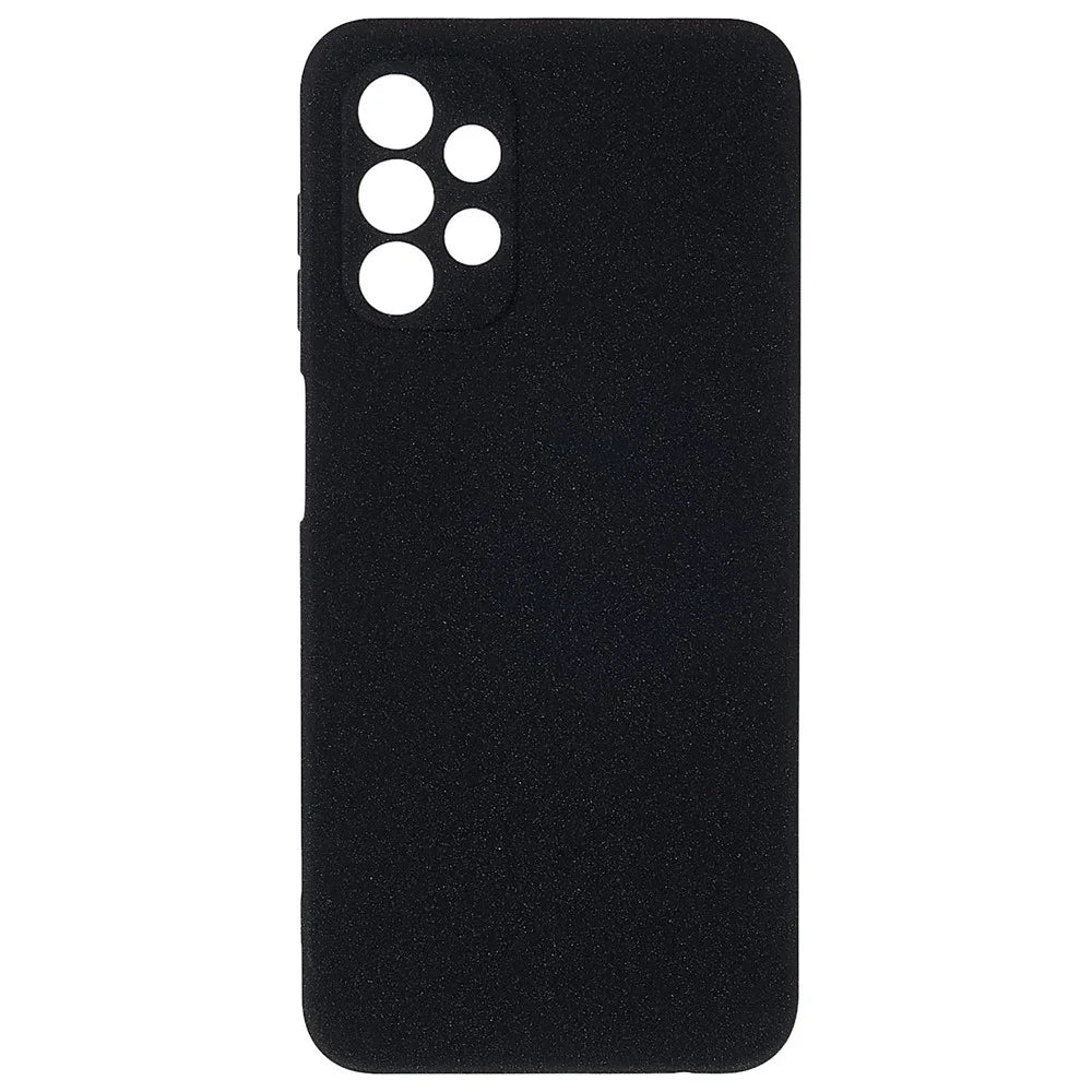 Anti-dust Double-Sided Matte Phone Case for Samsung Galaxy A13 4G, Flexible TPU Phone Back Cover Protective Shell - Black - 2
