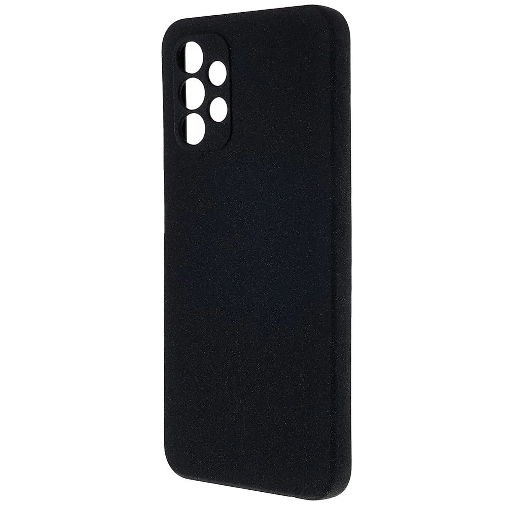 Anti-dust Double-Sided Matte Phone Case for Samsung Galaxy A13 4G, Flexible TPU Phone Back Cover Protective Shell - Black - 3
