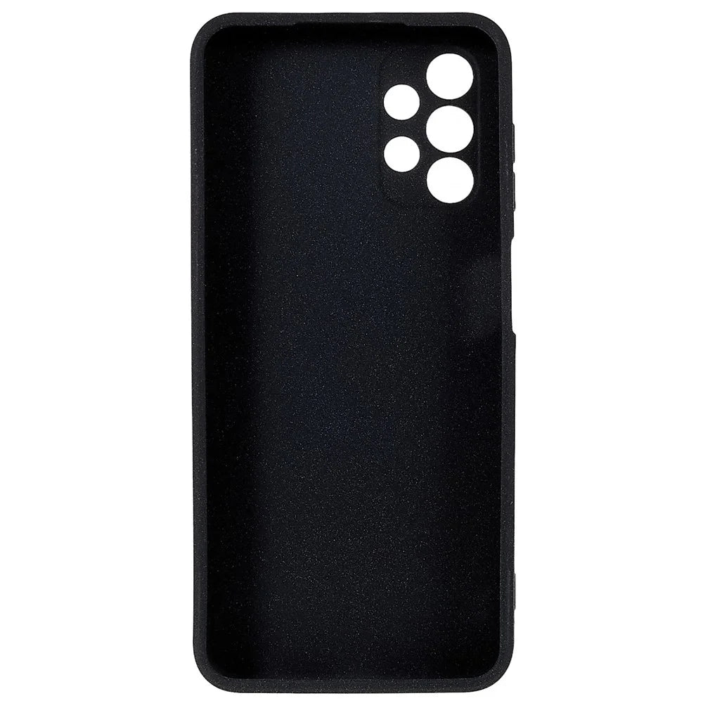 Anti-dust Double-Sided Matte Phone Case for Samsung Galaxy A13 4G, Flexible TPU Phone Back Cover Protective Shell - Black - 4