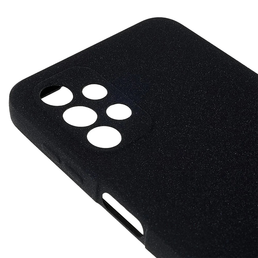 Anti-dust Double-Sided Matte Phone Case for Samsung Galaxy A13 4G, Flexible TPU Phone Back Cover Protective Shell - Black - 7