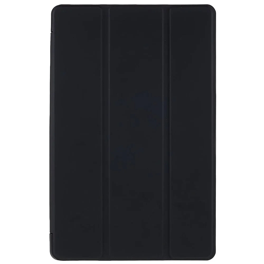 For Lenovo Tab M10 Plus (3rd Gen) / Xiaoxin Pad 2022 10.6 inch Light Thin Anti-wear PU Tablet Case Matte TPU Trifold Stand Cover - Black - 2
