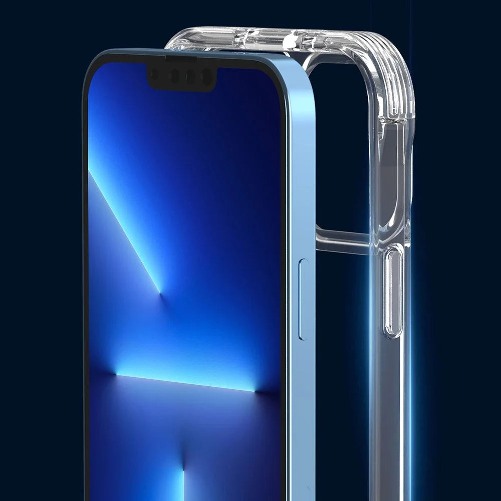 Hard Plastic TPU Phone Case for iPhone 14 Pro 6.1 inch, Clear Hanging Concealed Kickstand Mobile Phone Back Cover - 2