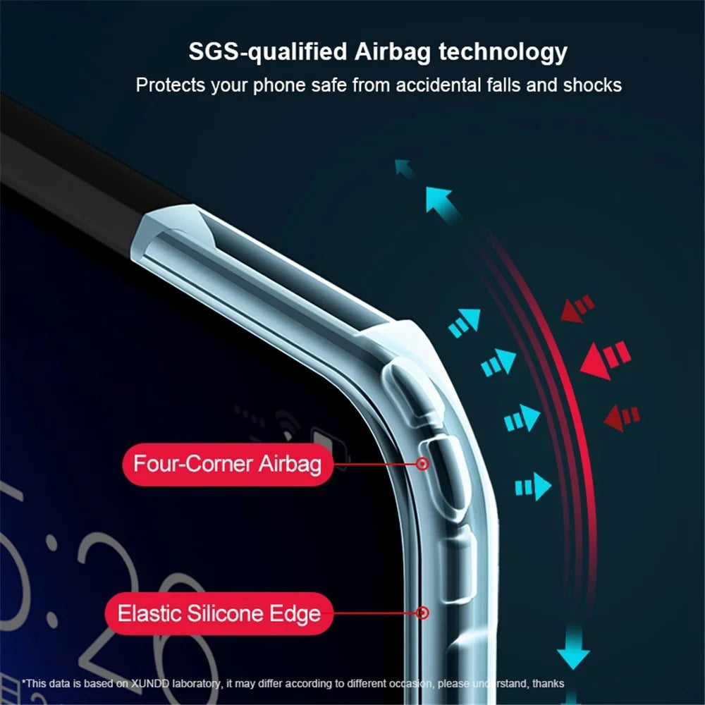 XUNDD Anti-fall Phone Case for iPhone 14 Pro Max 6.7 inch Well Protection Acrylic + TPU Mobile Phone Back Cover - 3