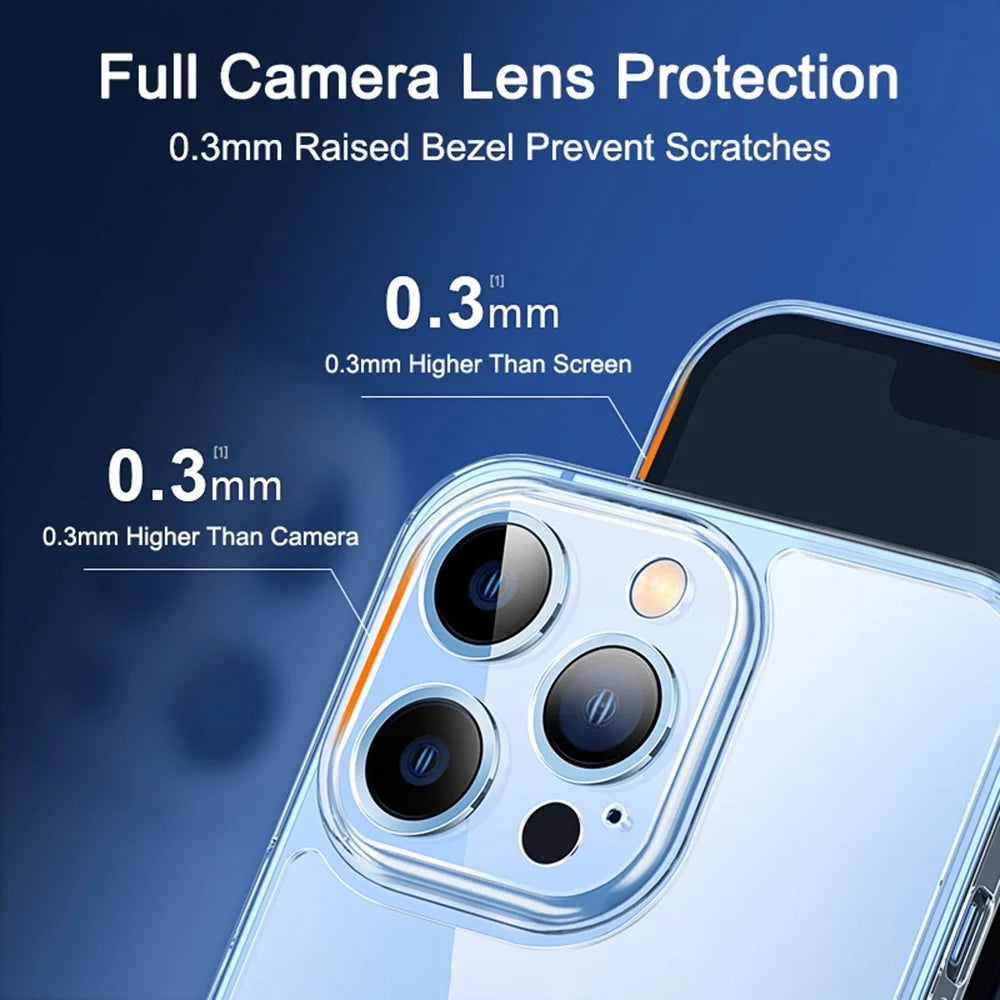 YOOBAO Tempered Glass  + Silicone Phone Case for iPhone 13 Pro Max 6.7 inch Protective Cover Transparent Cell Phone Protector - 2