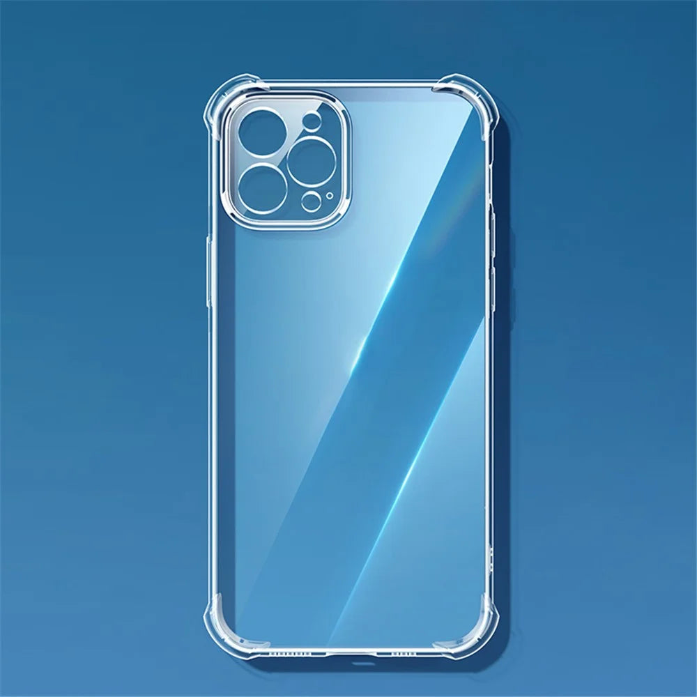 YOOBAO for iPhone 13 Pro 6.1 inch Clear Soft Silicone Phone Case Four Corners Airbag Protection Back Cover - 2