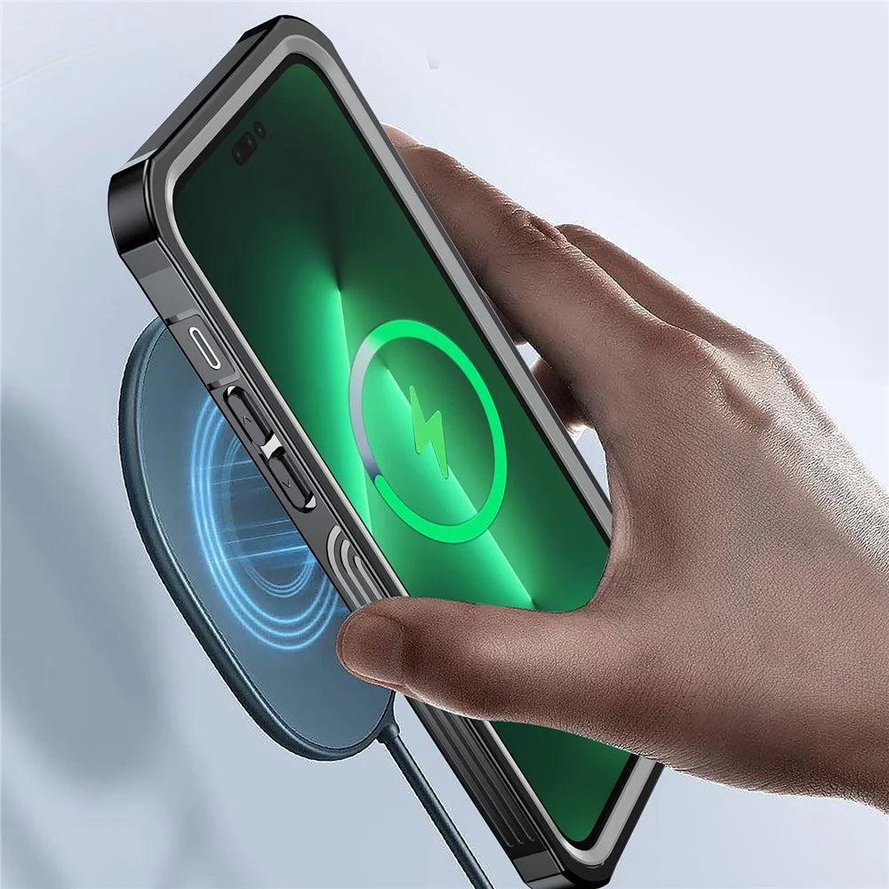 For iPhone 14 Pro Max 6.7 inch Ultra Slim Phone Case Full Coverage Hard PC + Soft TPU Anti-scratch Back Cover with Tempered Glass Screen Protector - 3