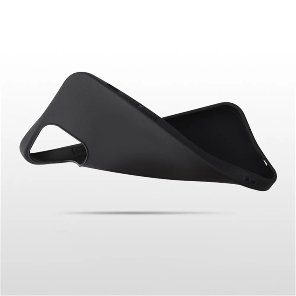 For iPhone 14 Pro Max 6.7 inch Matte TPU Phone Drop-proof Cover Anti-scratch Protective Case - Black - 5