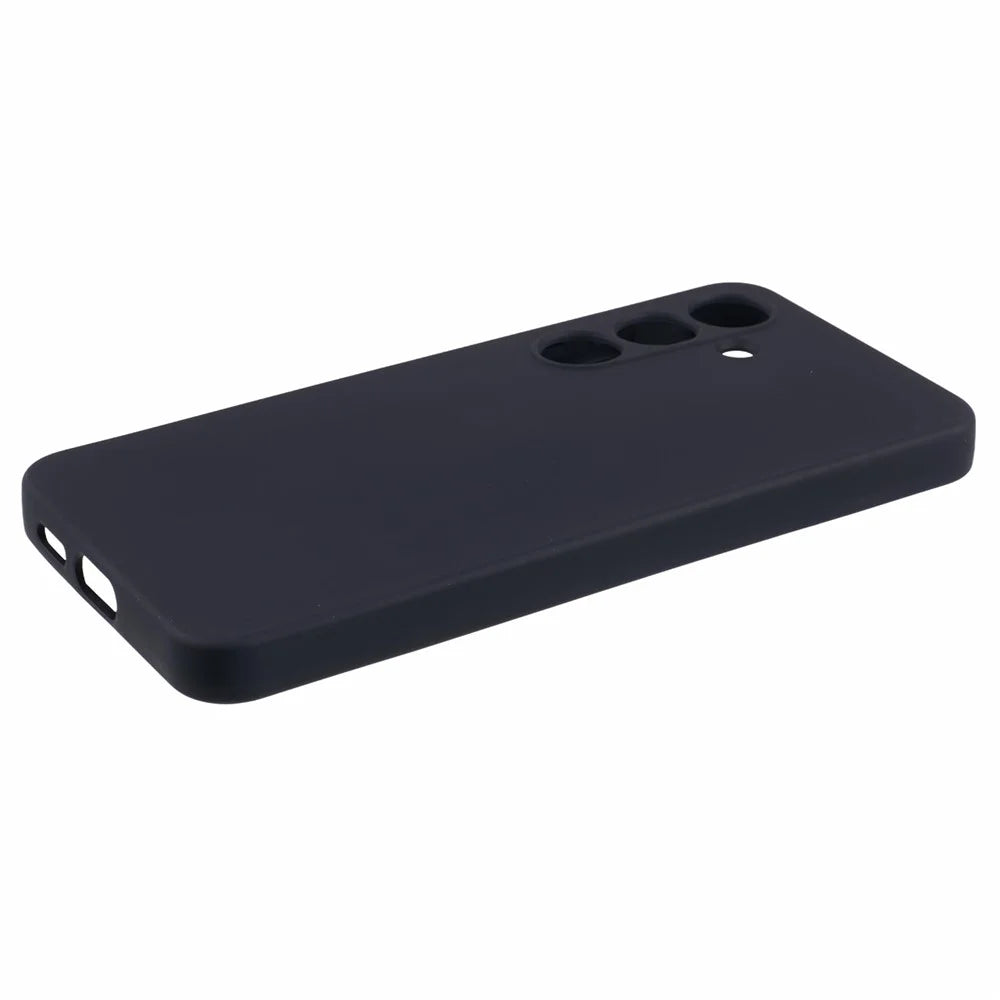 X-LEVEL TPU Phone Case for Samsung Galaxy A15 5G Liquid Silicone Texture Phone Cover - Black - 4