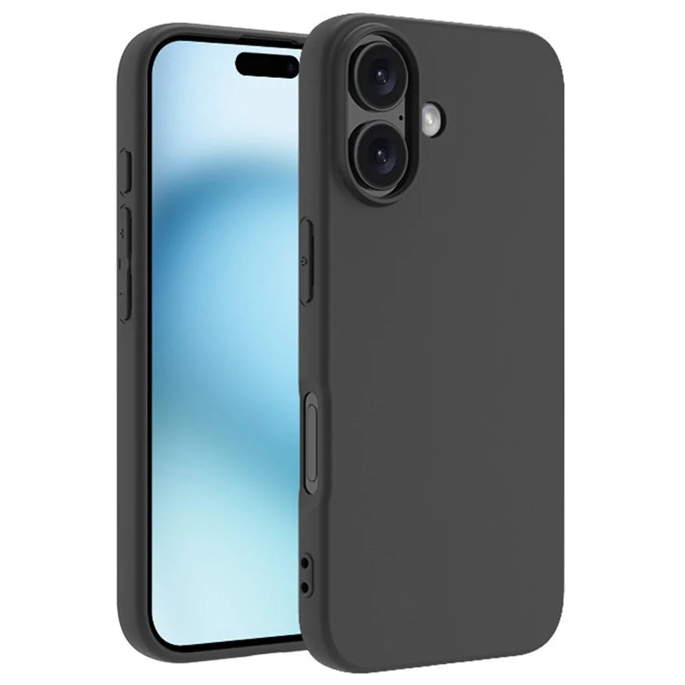 For iPhone 16 Plus TPU Case Matte Mobile Phone Protective Cover - 1