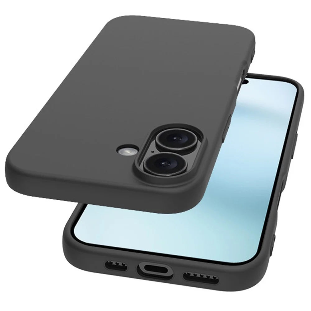 For iPhone 16 Plus TPU Case Matte Mobile Phone Protective Cover - 2