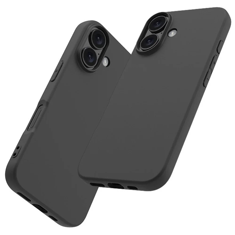 For iPhone 16 Plus TPU Case Matte Mobile Phone Protective Cover - 3