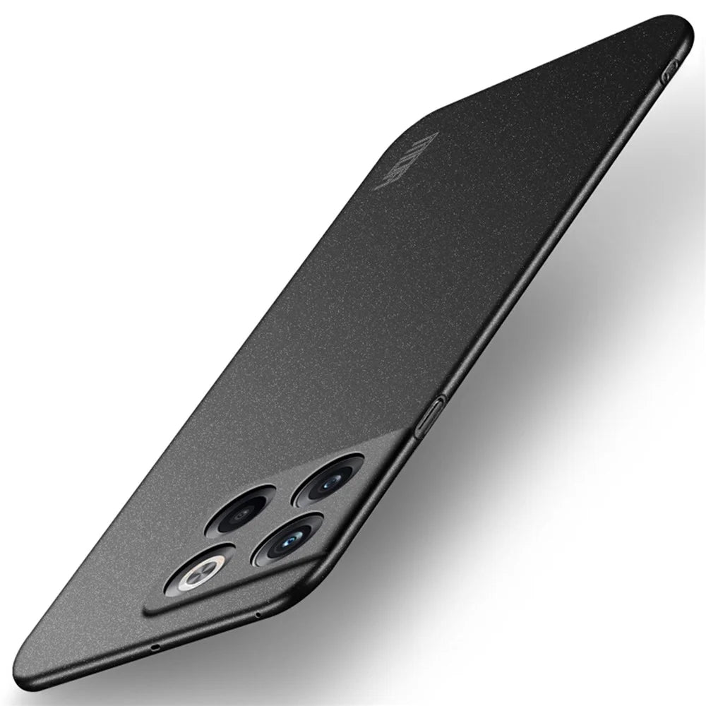 MOFI Shield Matte Series for OnePlus Ace Pro 5G / 10T 5G Ultra Slim Phone Case Drop-proof Hard PC Protective Back Cover - Black - 1