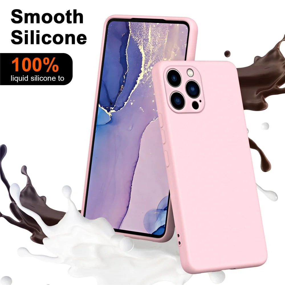 For iPhone 14 Pro Max 6.7 inch Fiber Lining Rubberized Phone Case 2.2mm Thickness Fall Prevention Soft TPU Back Cover - Black - 2