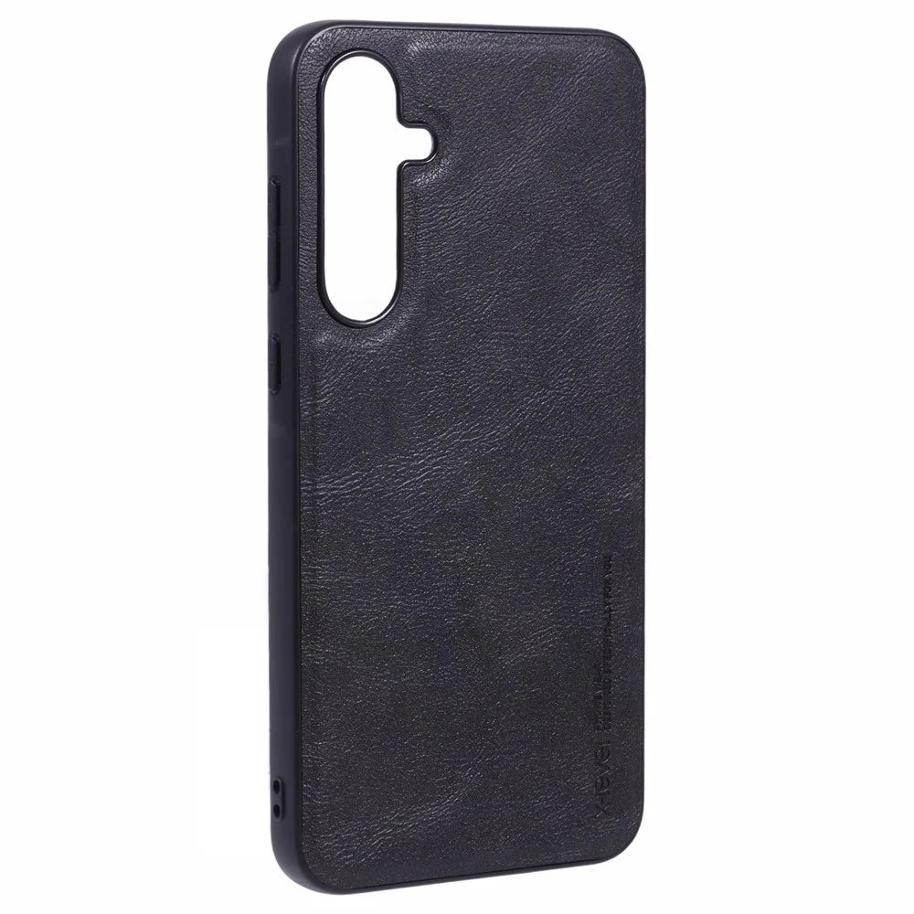 X-LEVEL Bojue-3 Series For Samsung Galaxy A55 5G Case Leather+TPU+PC Phone Cover - Black - 3